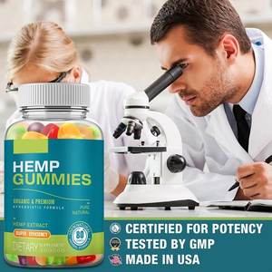 Cânhamo Gummies Melhor degustação frutado Sabor Natural Hemp Oil-para a calma relaxar sono desconforto Joelhos articulações traseiras Músculos 60 peças - Product Image 4