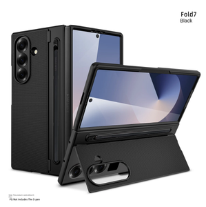 Funda para Samsung <span class=keywords><strong>Galaxy</strong></span> Z Fold 6/7 [Textura de PC con Puntos de Diamante] Cubierta Geométrica con Soporte y Porta <span class=keywords><strong>S</strong></span> Pen Integrado Premium - Product Image 6