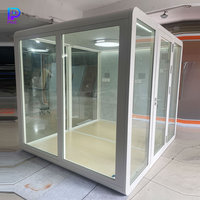 Pod insonorisé Offre Spéciale pour immeuble de bureaux bureau à domicile grand pod de diffusion en direct pour une personne cadre en acier isolant 40dB