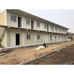 Aile yaşam tasarım modüler bina modüler 4 yatak odalı iki katlı 40Feet lüks konteyner Villa ev tayland Resort