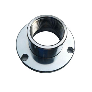 Brida de acero inoxidable mecanizada a medida con orificio roscado para ensamblaje mecánico - Product Image 2