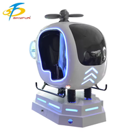 Simulador de Vuelo de Realidad Virtual de 360 Grados, Simulador de Helicóptero 9D VR de 2 Plazas
