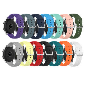 Tschick más, 20mm, 22mm, banda de silicona para Samsung Galaxy ver activo 2 activa 3 DE S2 correa de reloj de correa para <span class=keywords><strong>Huami</strong></span> <span class=keywords><strong>Amazfit</strong></span> <span class=keywords><strong>bip</strong></span> - Product Image 2