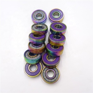 Rolamento de Skate de Alta Precisão ABEC9 <span class=keywords><strong>608</strong></span> Rolamento de Esfera Colorido Arco-Íris para Skateboard - Product Image 4