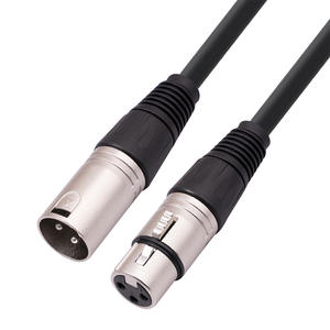 Kualitas tinggi disesuaikan 3-Pin XLR <span class=keywords><strong>DMX</strong></span> kabel Pria Wanita PVC proyektor Stereo DVD Player Audio Video tersedia 1M 2M 3M 5M 20M - Product Image 1
