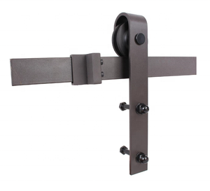 Cửa chuồng mộc mạc với phần cứng màu đen phong cách Mỹ - Product Image 4