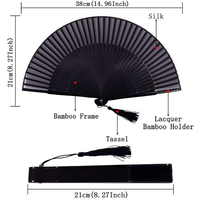 Ventilateur à main en bambou personnalisé fabriqué par des professionnels avec plume de dinde de style Love 11 pouces plastique durable beau pratique