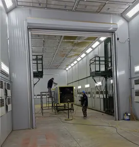 Aanpasbare Maat Schildercabine Voor Vrachtwagenontwerpen Grote Spuitcabine Coating Spuitcabine Bakkamer