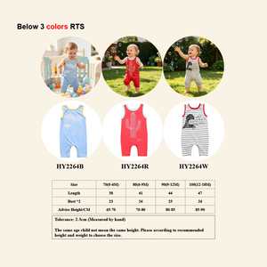 Vestiti per Neonati e Bambini, Tutina in Cotone Estiva Senza Maniche, Chiusura con Bottoni, 6-18 <span class=keywords><strong>Mesi</strong></span>, <span class=keywords><strong>Abbigliamento</strong></span> per Neonati - Product Image 2