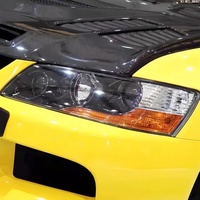 Nueva Cubierta de Lente de Faro Delantero de PC para Lancer EVO EVOLUTION 9TH 2004 2005 2006, Accesorio de Luz para Automóviles