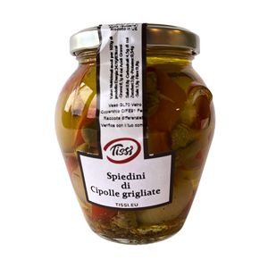 Salsa para Ensalada Tissi con Cebolla y Tomate a la Parrilla, con Aceite y Especias, Sabor Italiano, Envase de Vidrio, 314 ml X 6 Unidades - Product Image 1