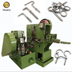 Tornillo de ojo Gancho de techo Máquina de perno de tornillo Acero S/J/L/O Máquinas de gancho Máquina automática de fabricación roscada de gancho de ojo de pez - Product Image 5