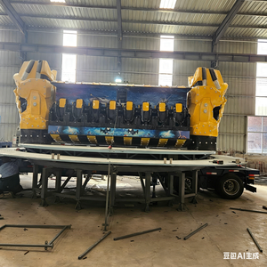 Attrazione per Interni/Esterni, Giostre Emozionanti per Famiglie, Attrazione Robot Transformer in Vetroresina Montata su Rimorchio a Prezzo Vantaggioso - Product Image 4