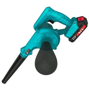 Secador/soplador de pelo recargable de alta potencia con batería de iones de litio, colector de polvo inalámbrico industrial y doméstico para computadoras - Product Image 1