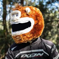 MESOROCK vente en gros nouveau dessin animé Animal moto casque housse moto casque protection capuche en peluche moto casque couverture