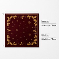 Tapis de Mahjong pliable portable OEM personnalisé, imperméable, en microfibre avec dos en caoutchouc, avec logo et taille personnalisés gratuits