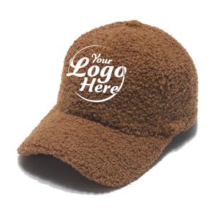 Gorro de invierno ajustable con estampado/bordado personalizado de lana cálida para uso al aire libre Gorra de béisbol térmica unisex - Product Image 1