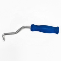 Herramienta Manual para Atar Varillas de Refuerzo con Gancho de Acero Giratorio y Mango de PP de 21 cm - Herramienta para Torcer Alambre DIY, Personalizable OEM