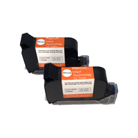 Impresora de mano de inyección de tinta con cartuchos de tinta de secado rápido Máquina de impresión de inyección de tinta de codificación digital de fecha Máquina de impresión TIJ de 12,7mm