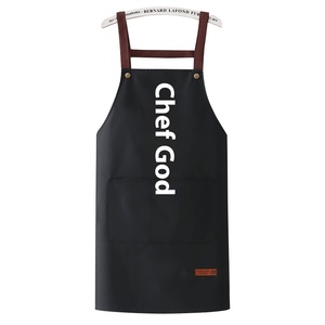 Tablier de cuisine en PVC robuste de haute qualité avec logo personnalisé, tablier noir imperméable avancé à manches <span class=keywords><strong>pour</strong></span> adultes, idéal <span class=keywords><strong>pour</strong></span> le nettoyage - Product Image 4
