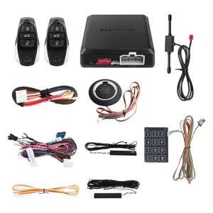 EASYGUARD PKE Système d'alarme de voiture sans clé, démarrage automatique, bouton de démarrage, application NFC pour smartphone, clés de style Volkswagen - Product Image 1
