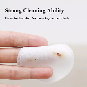 Super March Quick Shipping 200pcs Natural Premium Eco-Friendly Pet Circle <strong>Wipes</strong> Cleansing <strong>Wipes</strong> for Cats and Dogs Eye Cleaning - Product Image 5