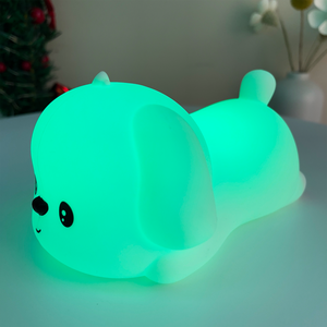 Lampe de chevet créative en silicone pour bébé et enfants Lampe pour chien <span class=keywords><strong>Beat</strong></span> Control Veilleuse LED rechargeable - Product Image 3