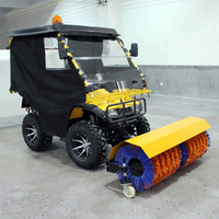Déneigeuse à 4 roues, moteur à essence, déneigeuse ATV, machine de nettoyage de la neige Longxin pour le déneigement des routes