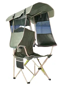 Hangrui Two-in-one Canopy Folding Chair for Outdoor Activities