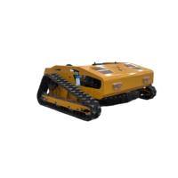 Cortadora de Césped con Control Remoto para Terrenos Inclinados, Motor de Gasolina, Máquina Cortadora de Césped para Zonas Montañosas