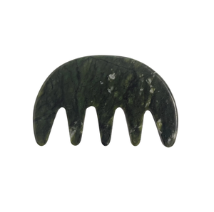 Cepillo de masaje para cabeza de jade Xiuyan de cinco dientes - Product Image 3