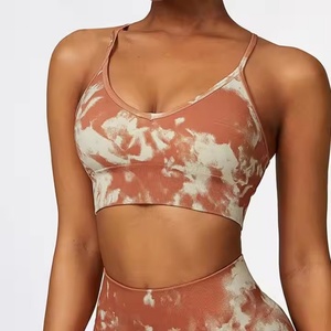 Sujetador Deportivo Sin Costuras Personalizado para Mujer, Sujetador de Yoga de Alta Calidad, Impresión DTG de Alto Impacto, Sujetador Deportivo para Gimnasio - Product Image 1