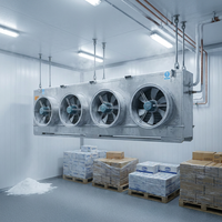Refroidisseur d'air de précision à montage au plafond à décharge latérale pour la régulation de la température des salles de serveurs de centres de données