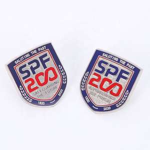 Ofset baskı ile özelleştirilebilir havadan rozet 3D emaye Metal yaka iğnesi hatıra madalya için denizcilik tarzı tasarım - Product Image 3