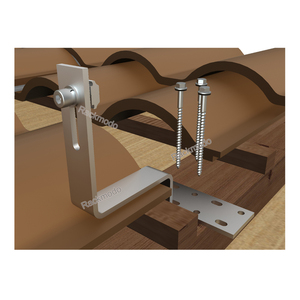 <span class=keywords><strong>Kit</strong></span> de système de support de montage de <span class=keywords><strong>panneau</strong></span> <span class=keywords><strong>solaire</strong></span> pour toit en tuiles Crochet <span class=keywords><strong>solaire</strong></span> Rails solaires pour 1-4 pièces Kits de <span class=keywords><strong>fixation</strong></span> de panneaux solaires - Product Image 3