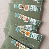 Ensemble de cartes de visite découpées sur mesure avec pompon, invitation, RSVP, menu, impression en héliogravure, papier fantaisie personnalisé, estampage à chaud