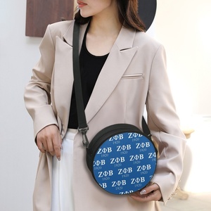 Sac à bandoulière rond personnalisé ZPB Zeta Phi Beta 1920, grand sac à dos à lettres <span class=keywords><strong>grecques</strong></span> pour sororité et fraternité, sac à bandoulière simple pour femme - Product Image 4