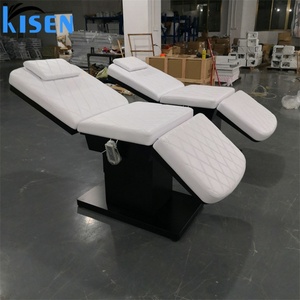 KISEN Professional Traditional Luxurious 3 Motors Adjustable Hospital Use Electric Massage Facial Cosmetic Beauty <b>Bed</b> Stainless - Product Image 4