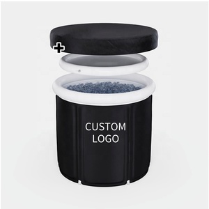 Portable Ice Bath Tub Pvc Plastic Luxury Foldable Bath Tub For Ice Bathing