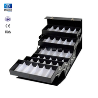 Ensemble de lentilles ophtalmiques de qualité supérieure, étui à lentilles, boîte à lentilles optiques, présentoir pour montures de lunettes optiques FS-80, valise pour lunettes optiques