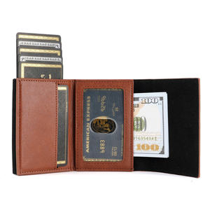 <span class=keywords><strong>Porte</strong></span>-cartes en aluminium RFID grande capacité, minimaliste, avec fermeture magnétique - Product Image 1