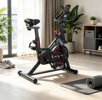 Vélo de spinning commercial à volant d'inertie de 4 kg, magnétique, pour musculation, prix usine