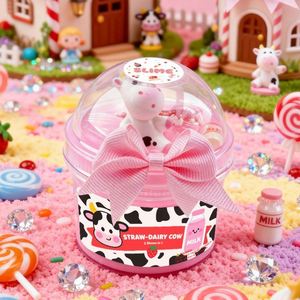 Premium Handmade DIY Colorful Playdough & Fluffy <b>Slime</b> Educational Glitter Decoration Safe Toy Bulk Creative Learning Fun - Product Image 1