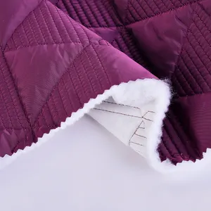 लोकप्रिय निविड़ अंधकार 360T नायलॉन कपड़े के रूप में के लिए खोल कपड़े त्रिकोण पैटर्न quilting के कपड़े महिलाओं कोट