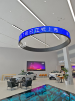 Jode Kapalı Alan P2mm LED Video Duvarı, Araba Galerisi 4S Mağazası Otomotiv Reklam Panosu HD Ekran Dijital Tabela Paneli