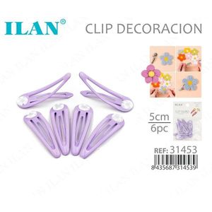 Decorazioni per fermagli per capelli ILAN 5 cm 6 pezzi per copricapo da sposa - Product Image 1