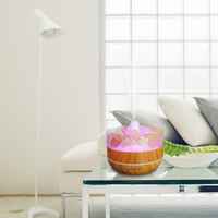 Nouveau Design 300ML Luxe D'aromathérapie Ultrasonique Électrique D'huile Essentielle Sel Lampe Diffuseur