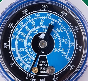홍센 미니 에어컨 매니폴드 게이지 세트, R134a/R22/R410a/R32 냉매 호환 - 화씨 스케일 맞춤 가능 - Product Image 4