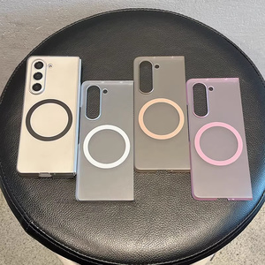 เคสโทรศัพท์มือถือ2025บางเฉียบแบบแม่เหล็กด้านสำหรับ Samsung Z Fold 7 6 5 4 3 <span class=keywords><strong>Fold4</strong></span>กรอบ PC แข็งใสบางเฉียบ - Product Image 5