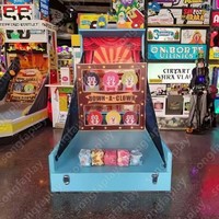Jeu de fléchettes à ballons portable pour intérieur, durable, en métal, pour parcs d'attractions, fêtes et locations
